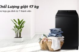 Đánh giá tổng quan về chiếc máy giặt Samsung inverter WA17CG6886BVSV 17kg