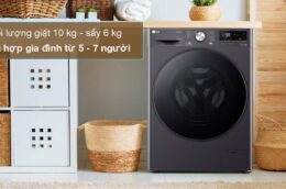 Tìm hiểu chi tiết về máy giặt sấy LG inverter FV1410D4M1 10kg