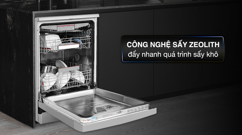 Máy rửa bát Bosch SMS6ZCI49E nhiều tính năng hiện đại