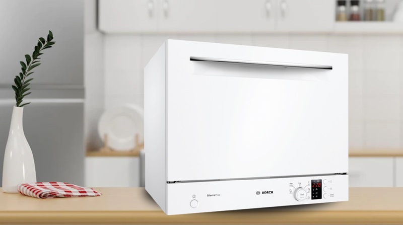 Dùng chương trình rửa phù hợp cho máy rửa bát Bosch mini