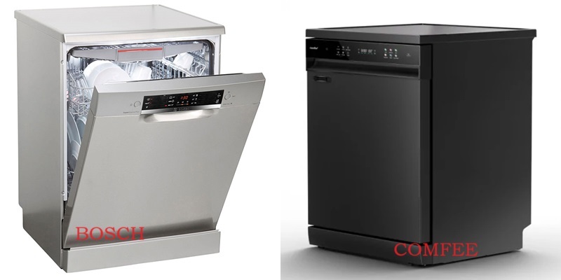 Thương hiệu máy rửa bát Bosch và máy rửa bát Comfee