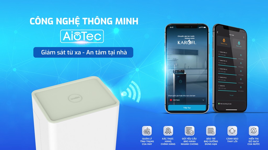 Hỗ trợ tối đa cho người dùng nhờ công nghệ AioTec