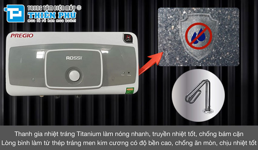 Hưỡng dẫn cách vệ sinh bình nóng lạnh Rossi Pregio RP-30SL đơn giản tại nhà