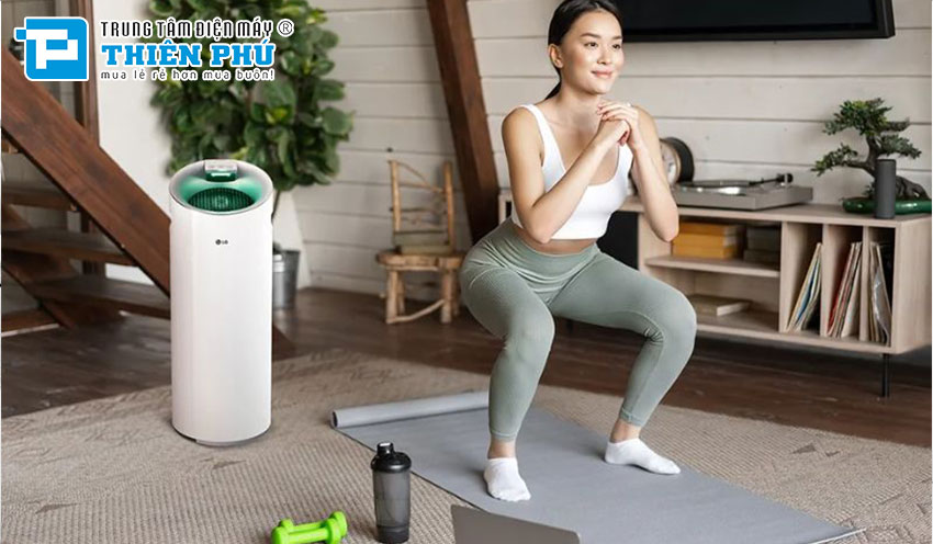 Đánh giá tác dụng của máy lọc không khí LG PuriCare Pro AS40GWWJ1 mang lại cho gia đình