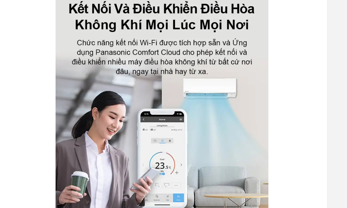 Điều hòa Panasonic 2 chiều 24000BTU CU/CS-YZ12AKH-8: Hơn cả một thiết bị làm mát