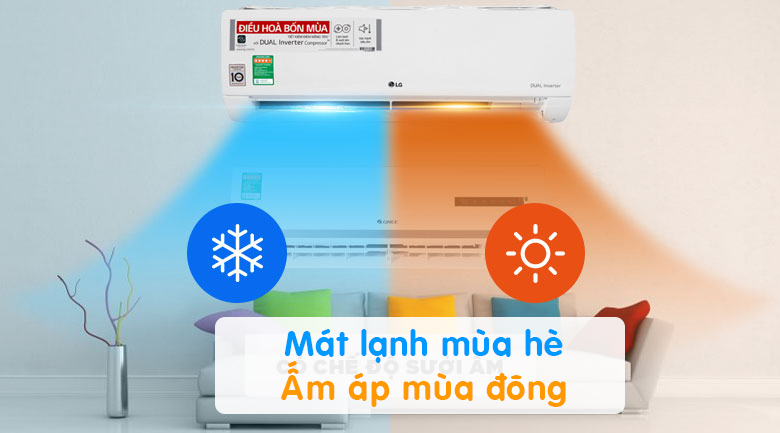 Tất tần tật về điều hòa LG B10END1 2 chiều: Tính năng, giá cả, bảo hành