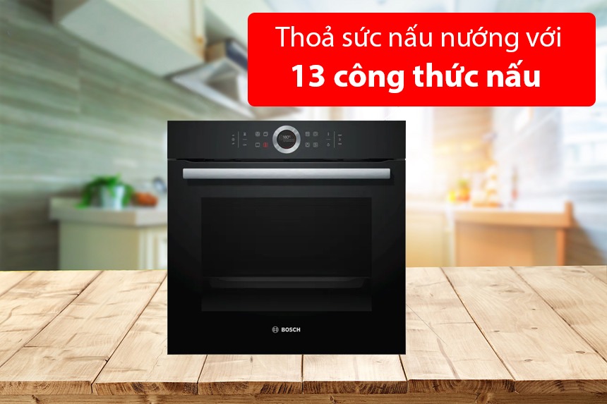 Top các lý do mà bạn nên sở hữu lò nướng Bosch 71 lít HBG635BB1 series 8