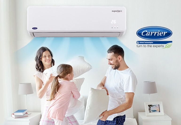 Điều hòa Carrier 9000BTU 1 Chiều Inverter: Công nghệ hiện đại, trải nghiệm mát lạnh hoàn hảo