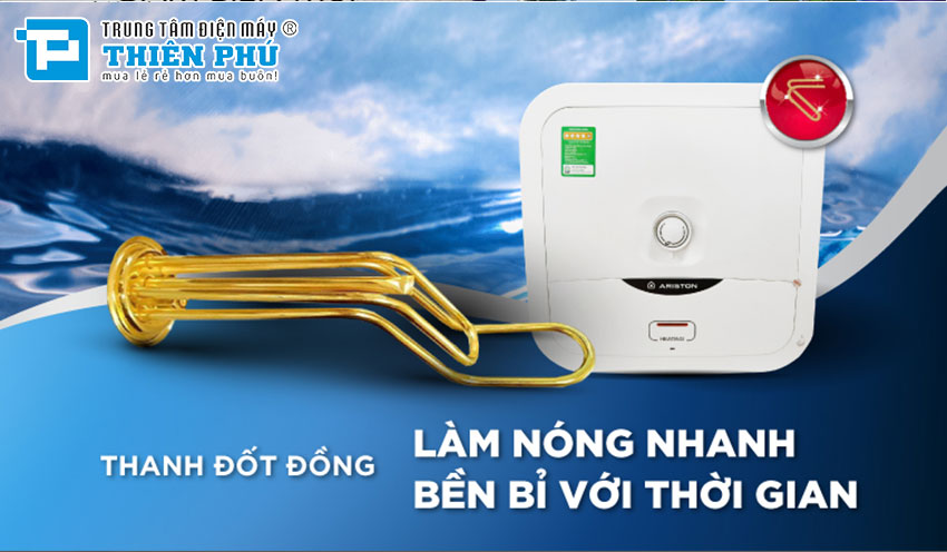 Bình nóng lạnh Ariston 30 lít ANDRIS2 30R: Tận hưởng sự tiện nghi trong ngôi nhà bạn