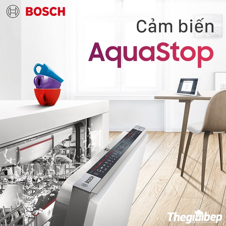 Máy rửa bát Bosch SMV4HCX48E 14 bộ serie 4- Trợ thủ đắc lực cho công việc nội trợ