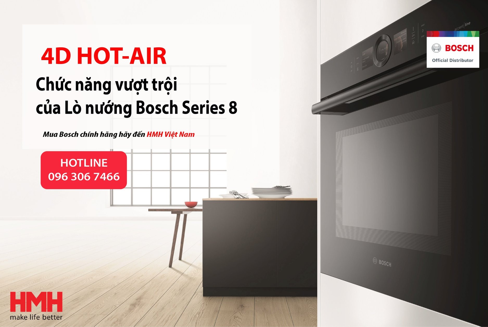 Giới thiệu chi tiết lò nướng Bosch âm tủ HBG633BS1A 71 lít series 8
