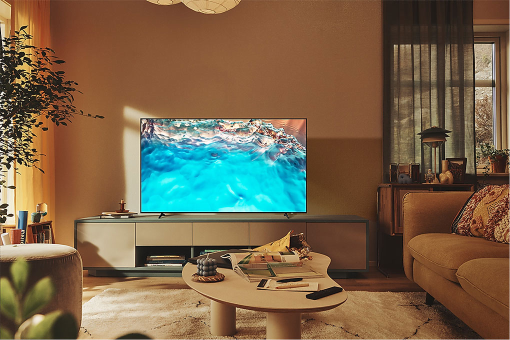 Dưới 9 triệu có ngay tivi Samsung 50 inch UA50BU8000KXXV siêu bền