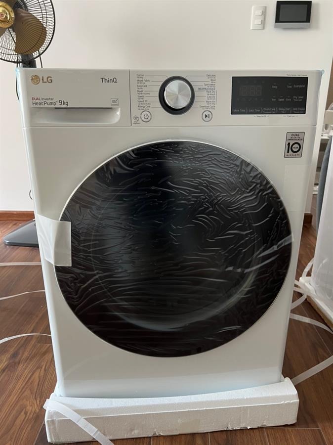 Tính năng hiện đại và ưu việt có trong máy sấy quần áo LG 9kg DVHP09W