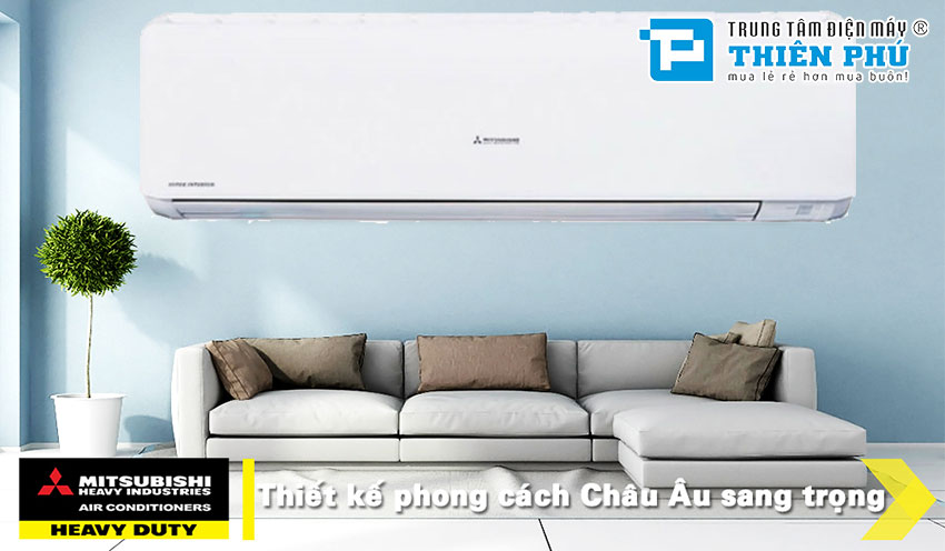 Điều hòa Mitsubishi 2 chiều SRK35ZSS-W5: Đổi mới không gian sống với thiết kế sang trọng