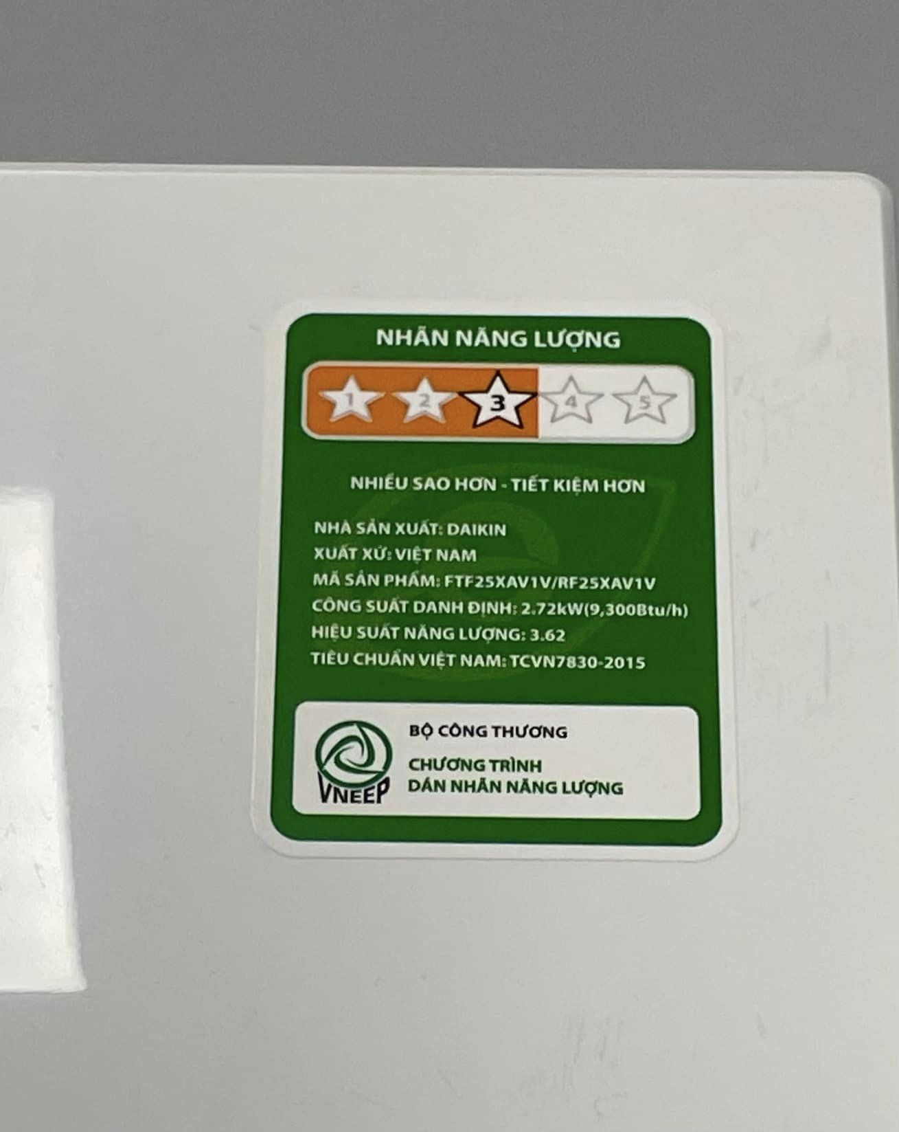 Điều hòa Daikin 9000btu 1 chiều FTF25XAV1V - Giá hợp lý, làm mát chất lượng