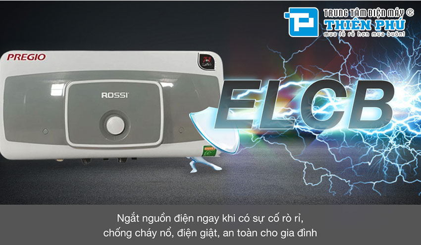 Trải nghiệm nước nóng với bình nóng lạnh Rossi Rpo 20SL: Sự lựa chọn của gia đình hiện đại