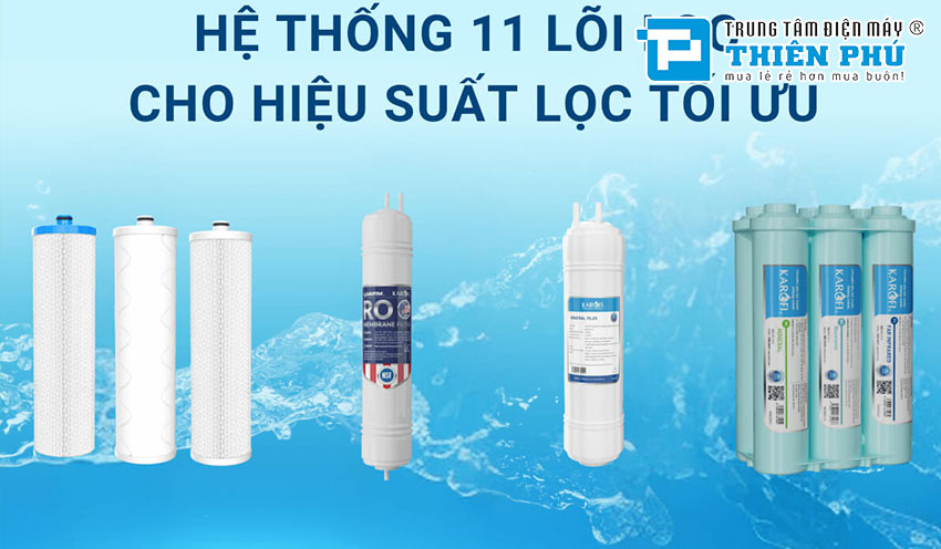 Máy Lọc Nước Karofi KAQ-D20 11 Lõi