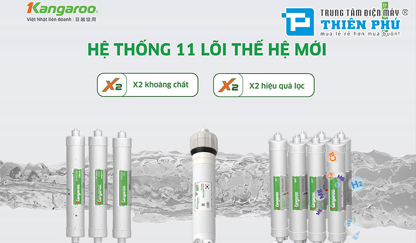 Máy lọc nước Kangaroo KG100N - 11 Lõi
