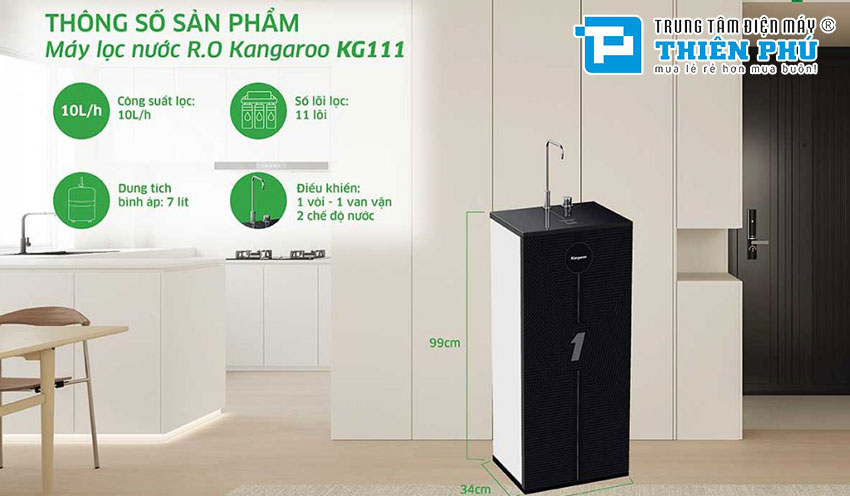 Máy lọc nước Kangaroo Hydrogen KG111 - 11 lõi