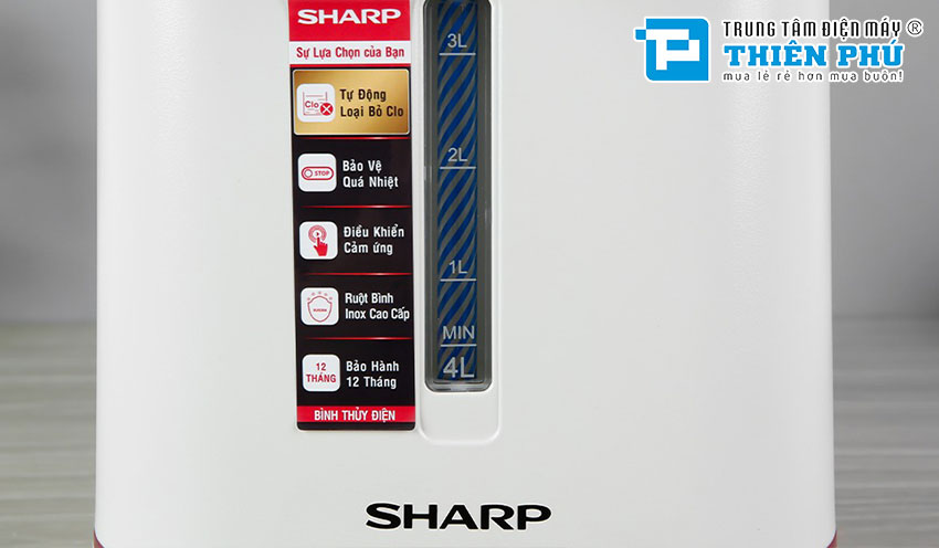 Bình Thủy Điện Sharp KP-40EBV-WH 4 Lít