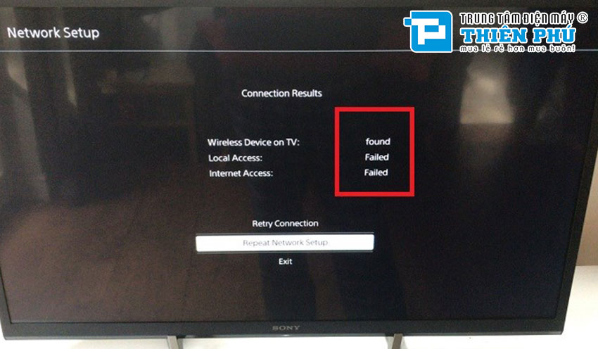 Lỗi tivi Sony không kết nối được Wifi: Nguyên nhân và cách khắc phục