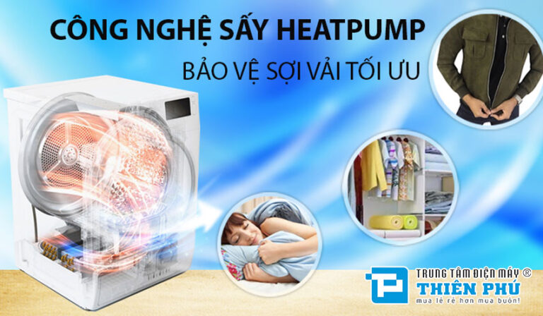 Máy sấy quần áo LG 9kg DVHP09W sự lựa chọn hoàn hảo cho gia đình bạn