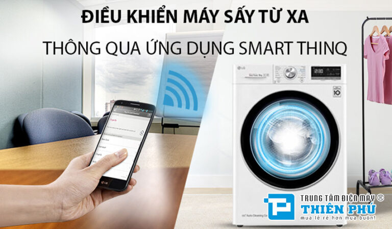 Máy sấy quần áo LG 9kg DVHP09W sự lựa chọn hoàn hảo cho gia đình bạn