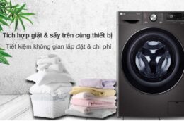 Đánh giá chi tiết máy giặt sấy LG inverter FV1412H3BA 12kg