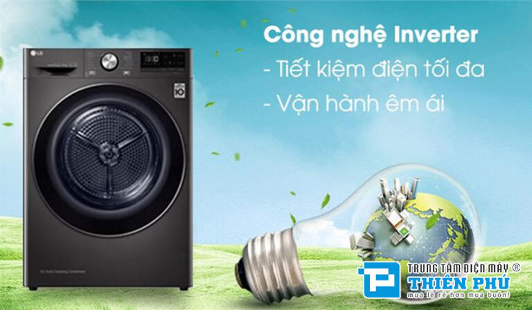 Chọn máy sấy tốt, chọn máy sấy quần áo LG 9kg DVHP09B là sự lựa chọn hoàn hảo