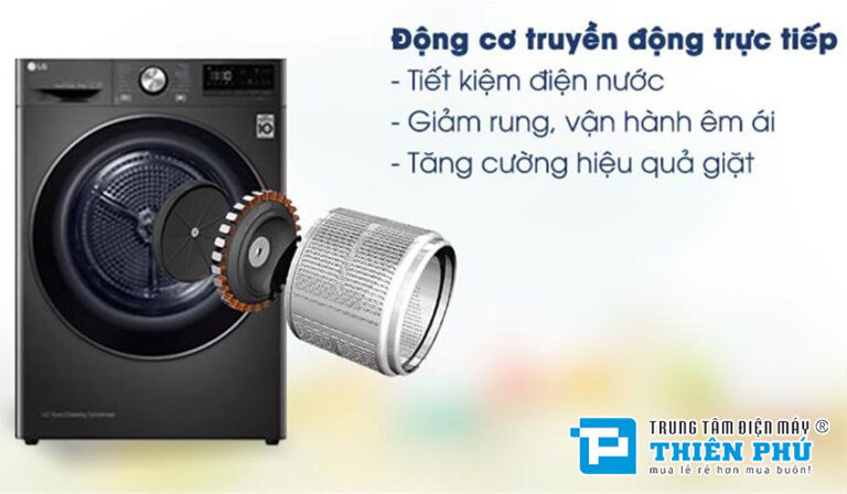 Chọn máy sấy tốt, chọn máy sấy quần áo LG 9kg DVHP09B là sự lựa chọn hoàn hảo
