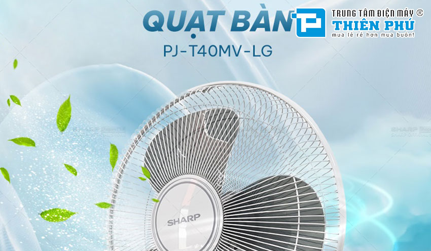 Quạt Bàn Sharp PJ-T40MV-LG