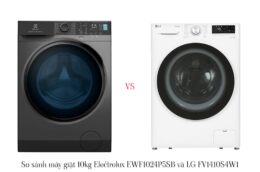 So sánh máy giặt 10kg Electrolux EWF1024P5SB và LG FV1410S4W1: Nên mua loại nào?