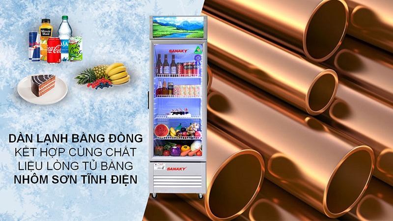 Tìm hiểu về chi tiết tủ mát Sanaky 1 cánh VH-4089K3: giá bán, công nghệ và tính năng nổi bật