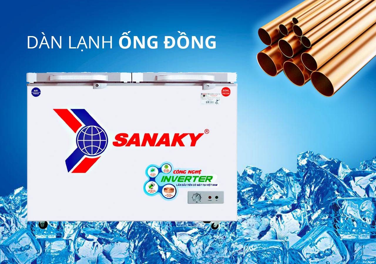 Hướng dẫn cách sử dụng và bảo quản thực phẩm trong tủ đông Sanaky VH-4099A4KD đúng cách