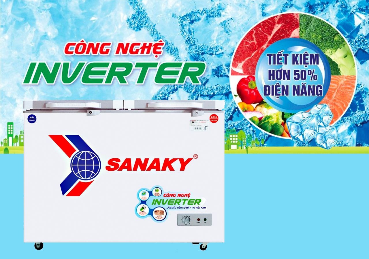 Tổng hợp các công nghệ và tiện ích nổi bật của tủ đông Sanaky inverter VH-4099A4K