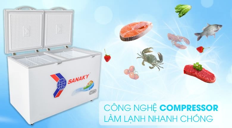 Những yếu tố quan trọng hấp dẫn người mua có trên tủ đông Sanaky VH-5699HY3