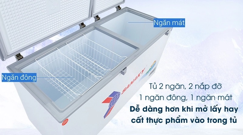 Tủ đông Sanaky VH-6699W3 mẫu tủ đông inverter đáng mua nhất hiện nay