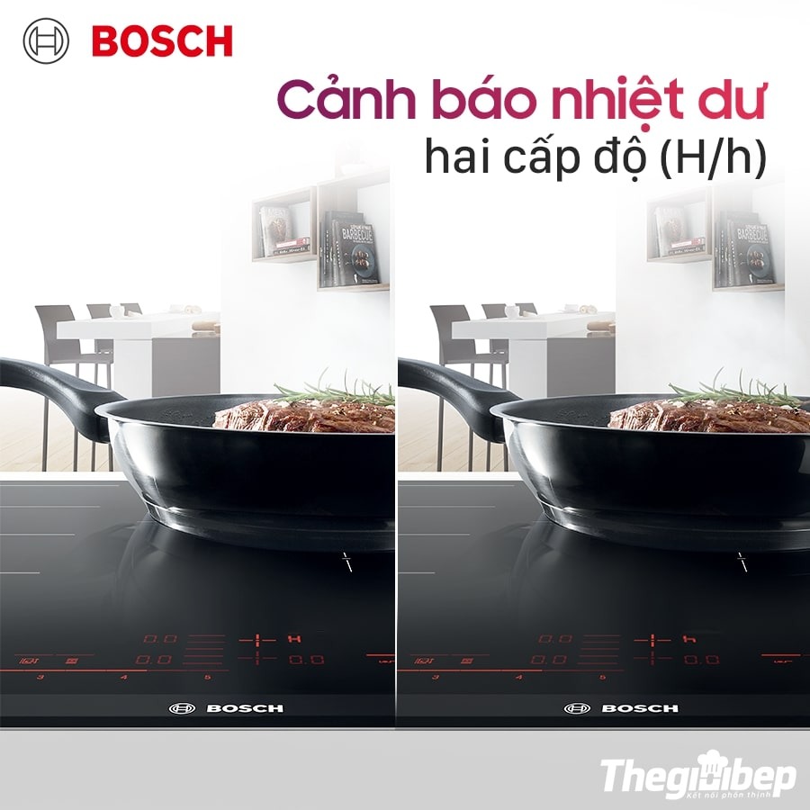 Có gì nổi bật ở bếp từ Bosch PUC61KAA5E 3 vùng nấu series 2 với giá chưa tới 10 triệu đồng?