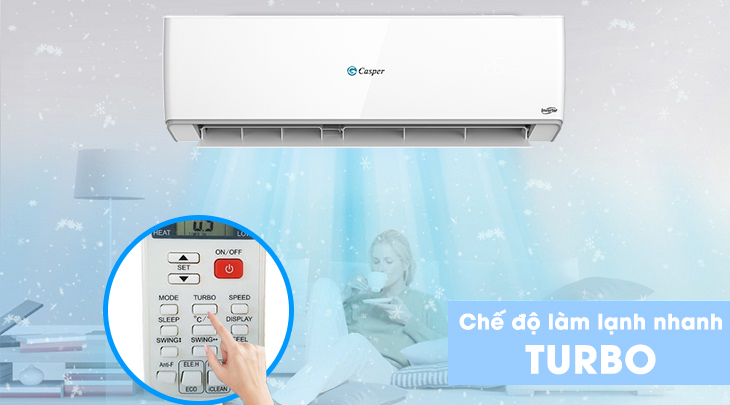 Sử dụng điều hòa Casper Inverter TC-09IS36 chỉ 4K mỗi đêm