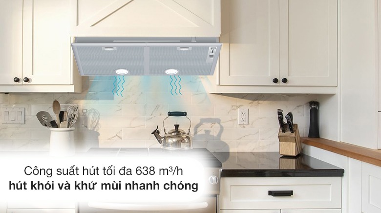 Có gì nổi bật trên máy hút mùi âm tủ Bosch DHL755BL 70 cm Serie 4?