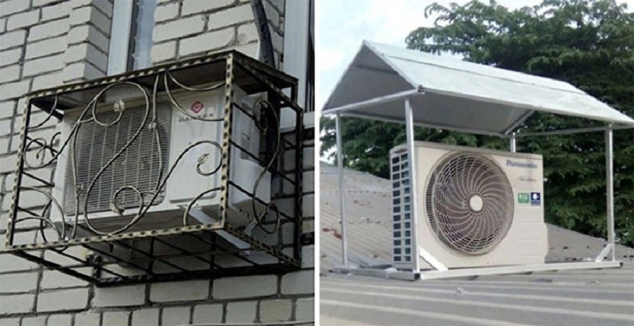 Vị trí lắp đặt cục nóng điều hòa: Thuận tiện vệ sinh, bảo vệ tối ưu cho máy