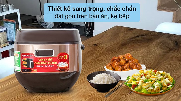 Nồi cơm điện cao tần Sharp KS-IH191V: Công nghệ tiên tiến cho bữa cơm ngon