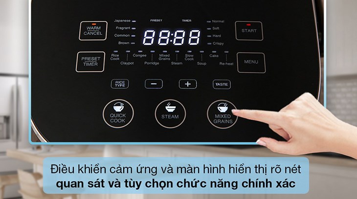 Nồi cơm điện cao tần Sharp KS-IH191V: Công nghệ tiên tiến cho bữa cơm ngon