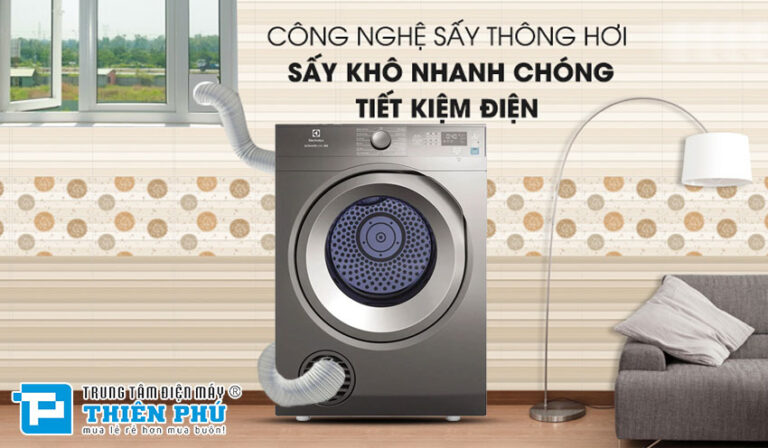 TOP 3 máy sấy quần áo Electrolux thông hơi được ưa chuộng nhất hiện nay