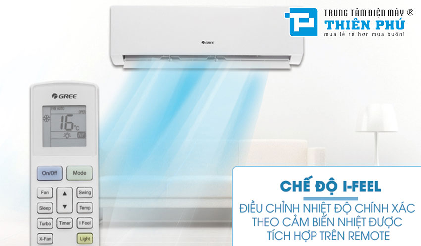 Những tính năng không thể bỏ qua trên điều hòa Gree 2 chiều inverter BD24HI