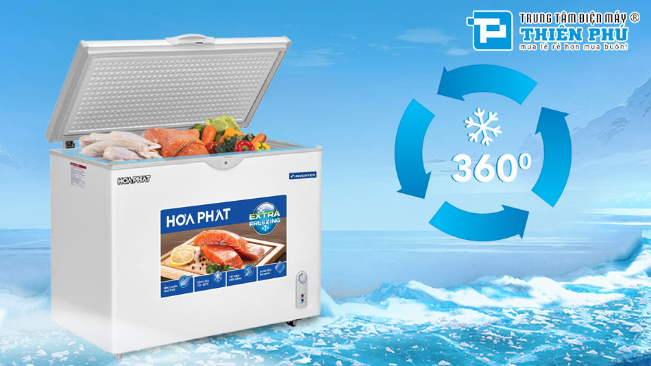 Tủ Đông Hòa Phát Inverter 252 Lít HPF AD8252
