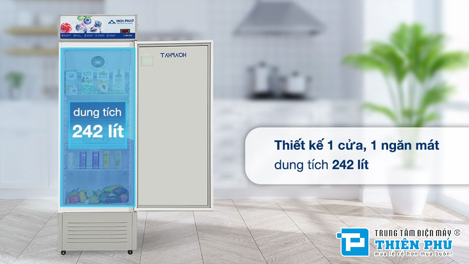 Tủ mát Hòa Phát HSR D6242 mang đến nhiều tiện ích thiết thực cho người dùng