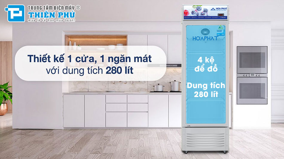 Tủ Mát Hòa Phát 280 Lít HSR D6280