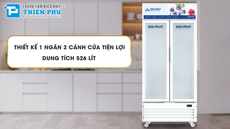 Tủ Mát Hòa Phát 526 Lít HSR D6526