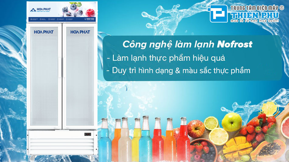 Tủ Mát Hòa Phát Inverter 812 Lít HSR D8812